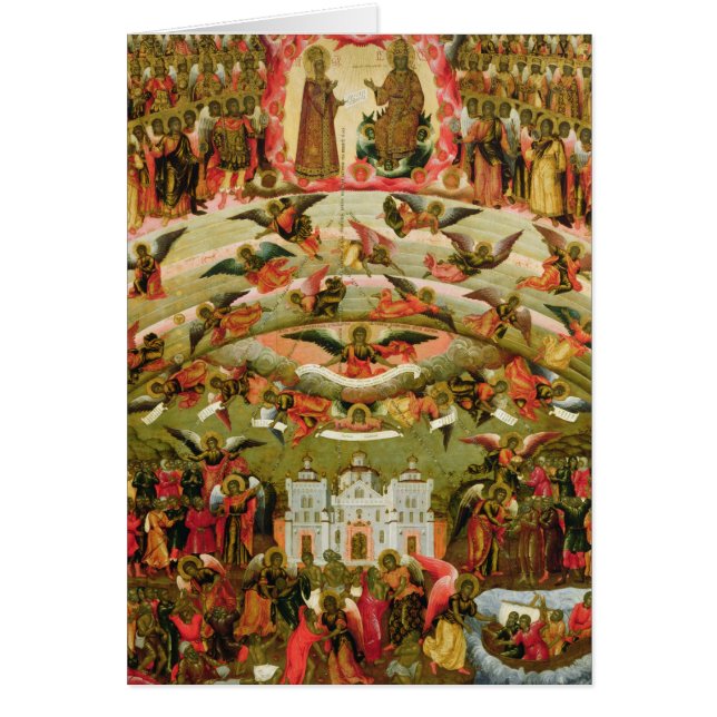 Glädje allra vem sorgoskuld, 1707 hälsningskort (Framsidan)