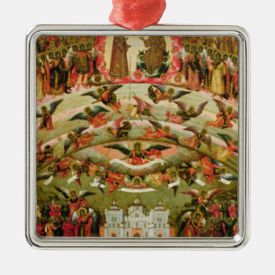 Glädje allra vem sorgoskuld, 1707 julgransprydnad metall