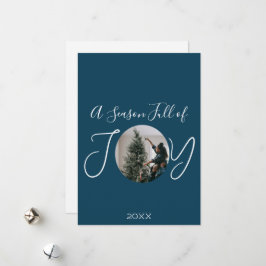 Glädje Anpassningsbar Julkort