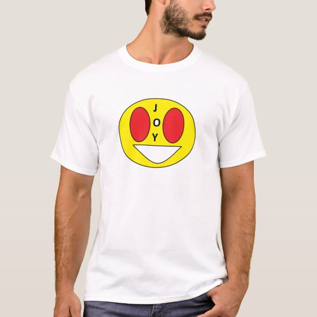 Glädje ansikte t shirt (Framsida)