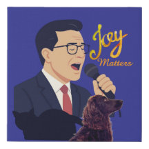 Glädje Är Viktigt Stephen Colbert Sjunger Med Benn