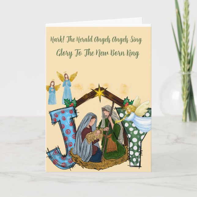 Glädje åt världen helgkort (Framsida)