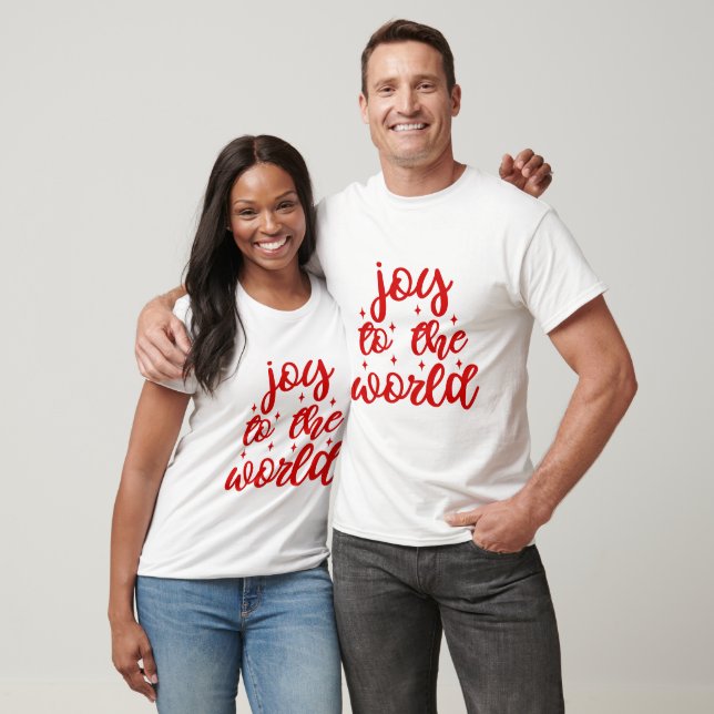 Glädje åt världen - Jul T Shirt (Unisex)
