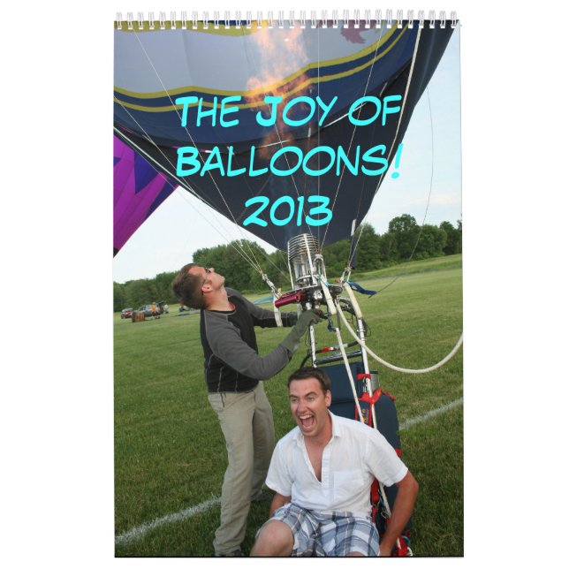 Glädje av ballonger 2013 kalender (Omslag)