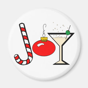 Glädje av jul magnet