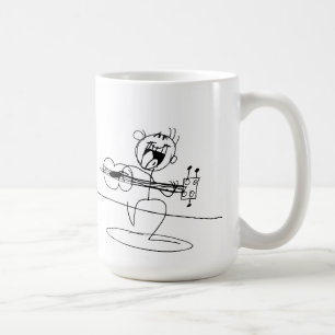 Glädje av musik kaffemugg
