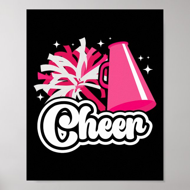 Glädje Cheerleader Cheerleading  Poster (Framsidan)