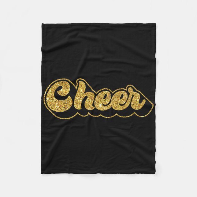 Glädje Cheerleading Cheer  Fleecefilt (Framsidan)
