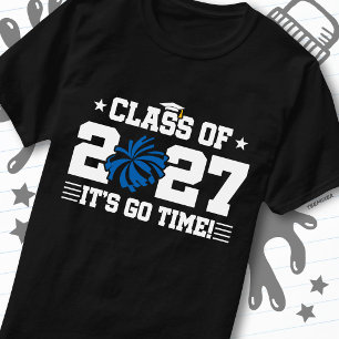 Glädje Cheerleading Examen Student Klass 2027 T Shirt