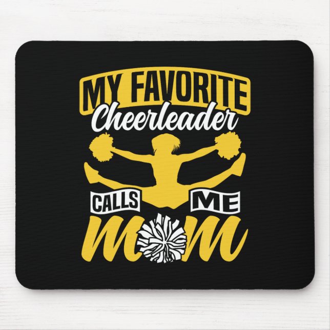 Glädje Cheerleading Mamma Mor Min Favorit Cheerlea Musmatta (Framsidan)