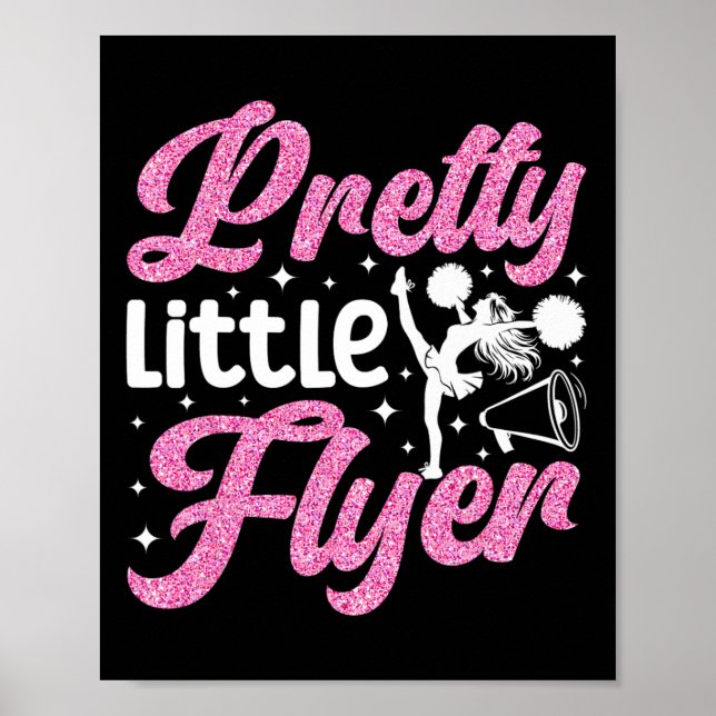 Glädje Cheerleading Söt Liten Flygare _4  Poster (Framsidan)