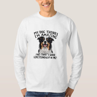 Glädje Citat Hund T Shirt
