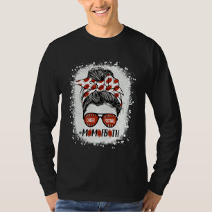 Glädje Fotboll Cheerleading Mamma Till Båda Rufsig T Shirt