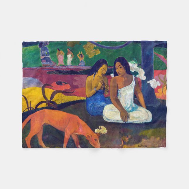 Glädje, Gauguin Fleecefilt (Framsidan (Horisontell))