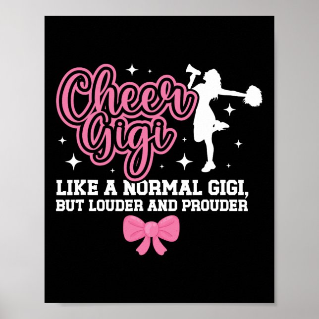 Glädje Gigi Definition Cheerleading Gigi Cheerlead Poster (Framsidan)