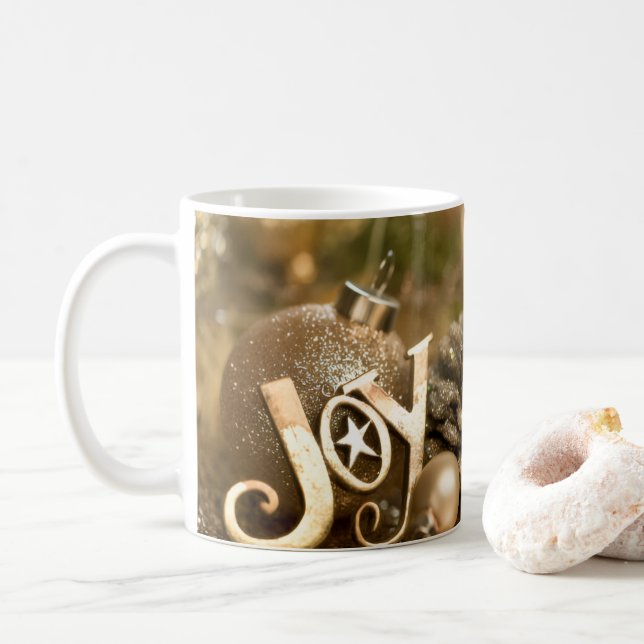 Glädje Glitter Kaffemugg (Med munk)