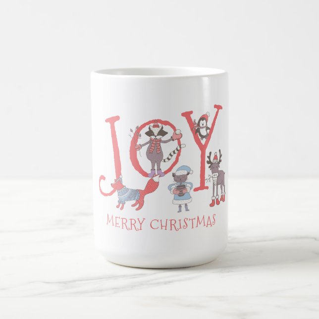 Glädje God Jul Vinterdjur Kaffemugg (Center)