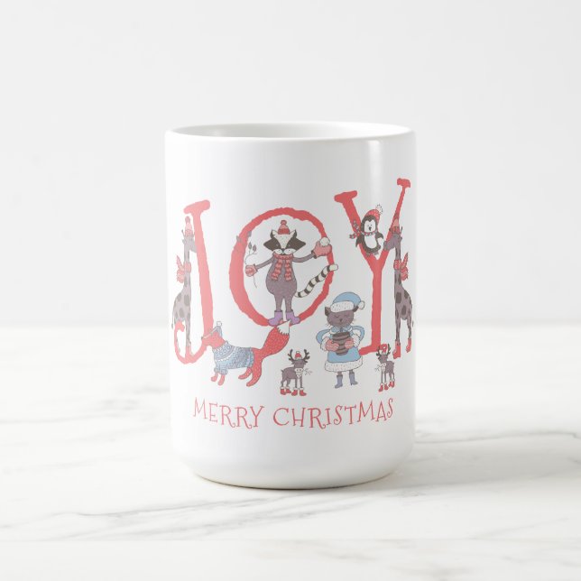 Glädje God Jul Vinterdjur Kaffemugg (Center)