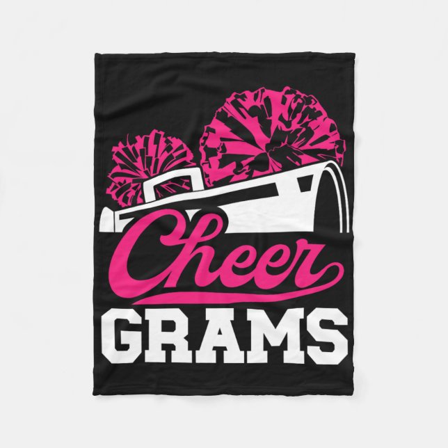 Glädje Gram Av En Cheerleader Gram Cheerleading Gr Fleecefilt (Framsidan)
