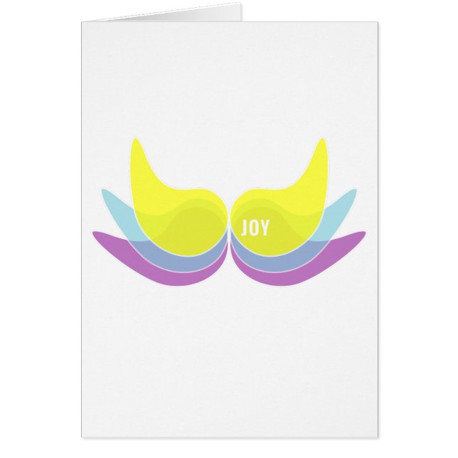 Glädje Hälsningskort (Framsidan)