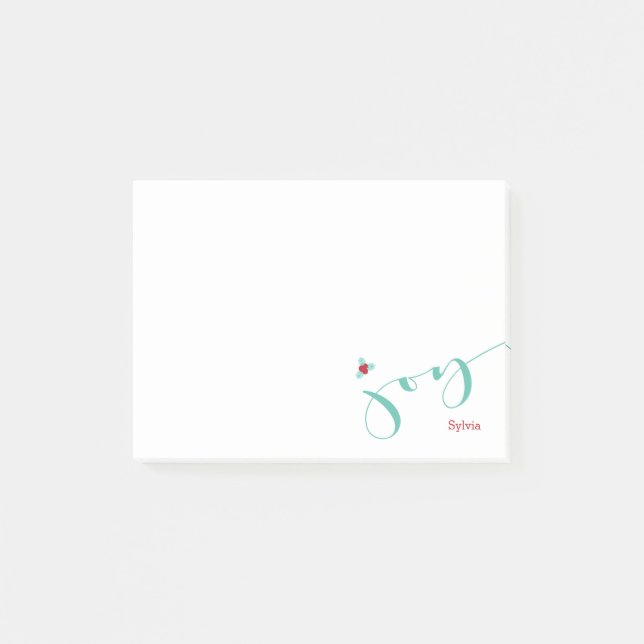 Glädje helgdagjärnekbär post-it block (Framsida)