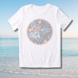 Glädje Hittar Mig Vid Havet – Boho Strand T Shirt