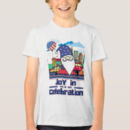 Glädje i 4 juli-firande t shirt