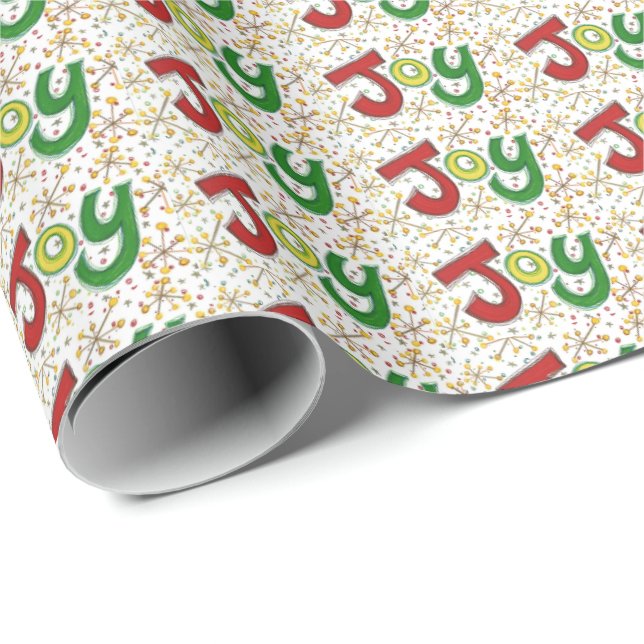 "Glädje" inslagspapper Presentpapper (Rullad Hörn)