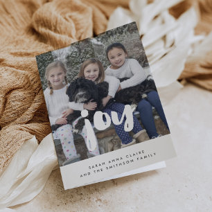 Glädje Inspirerande Jul Familjefoto Helgkort