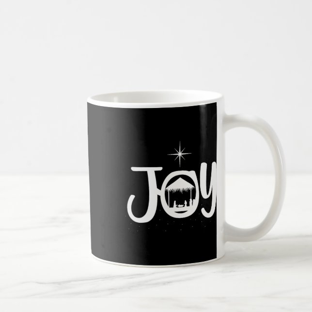 Glädje Jesus julkrubba Cool jul Xmas Chris Kaffemugg (Höger)