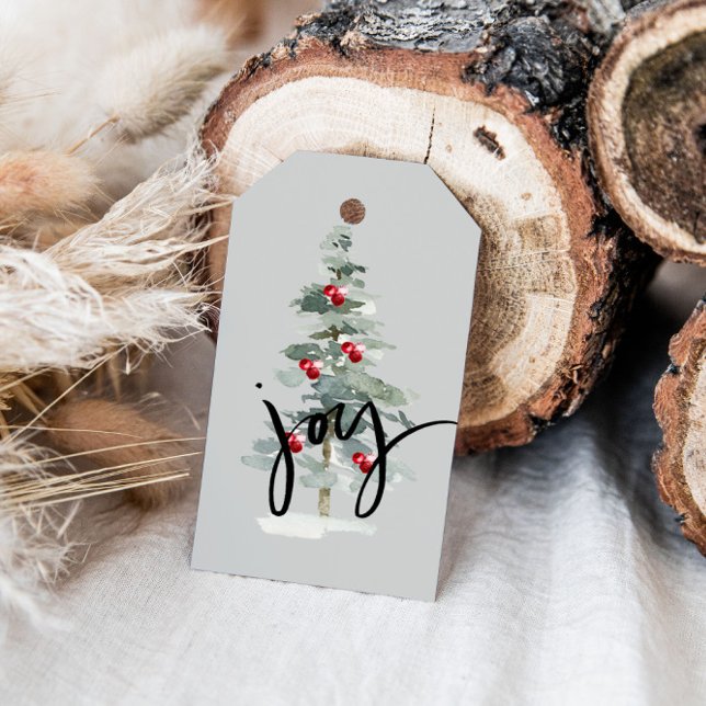 Glädje Julgran  Presentetikett (Skapare uppladdad)