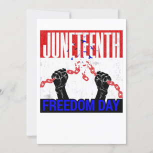 glädje juneteenth frihet afroamerikansk högtid inbjudningar