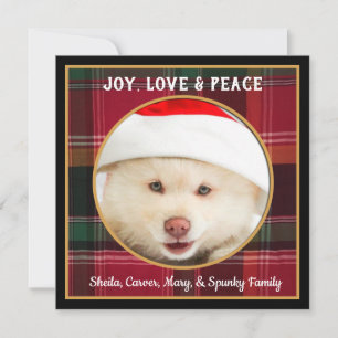 Glädje Kärlek Jul Julkort