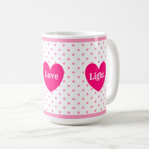 Glädje Kärlek Ljus Hjärta Kaffemugg