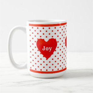 Glädje Kärlek Yoga Hjärta Kaffemugg