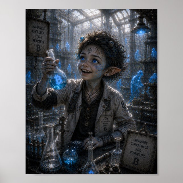 Glädje / Kemist / Monteringsfabrik Poster (Framsidan)