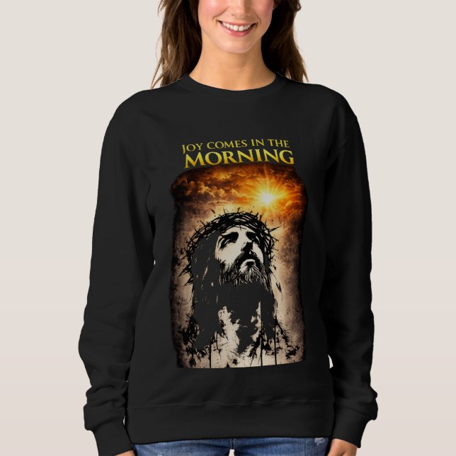Glädje kommer på morgonen t shirt (Framsida)