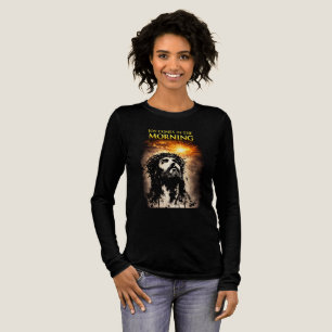 Glädje kommer på morgonen t shirt