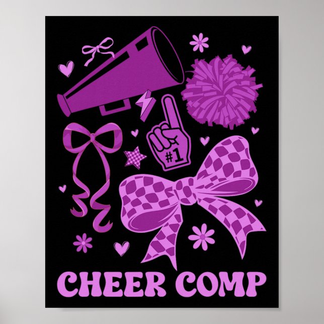Glädje Komp Dag Cheerleader Tävling Dag Bow _1 Poster (Framsidan)