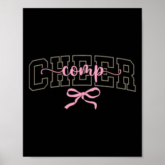 Glädje Komp Dag Cheerleader Tävling Dag Coquett Poster
