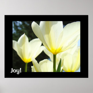 Glädje konsttryck Tulpaner Blommor Kontorskonst Poster