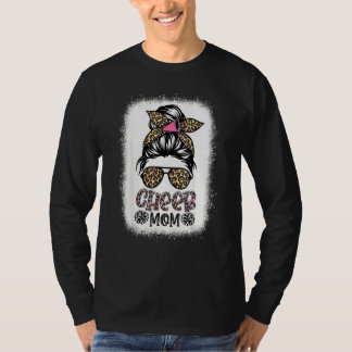 Glädje Mamma Leopard Rufsigt Upphöjt Cheerleader B T Shirt