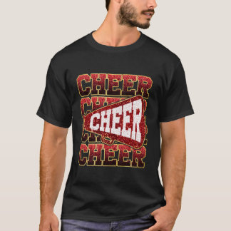 Glädje megafon Roligt Sport Cheerleader Cheerleadi T Shirt