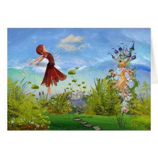 Glädje och lycka hälsningskort