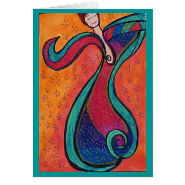 Glädje överlever hälsningskort (Framsidan)