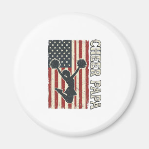 Glädje Papa USA Flagga Vintage Glädje Design_1 Magnet