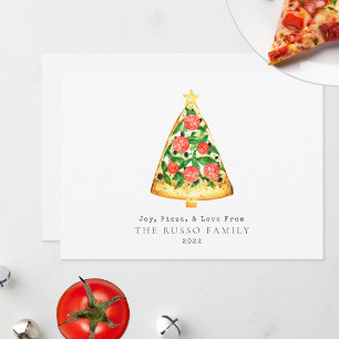 Glädje Pizza Kärlek Jul Julkort