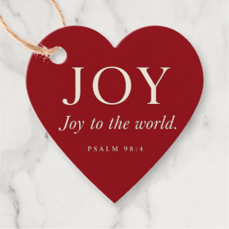 GLÄDJE | Psalm 98:4 | Julpresent Gåvor Etiketter