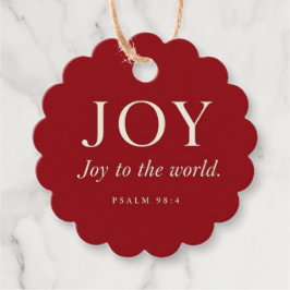 GLÄDJE | Psalm 98:4 | Julpresent Gåvor Etiketter