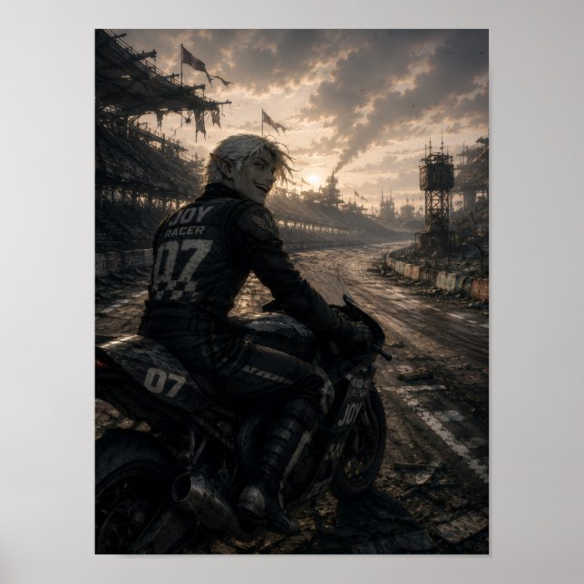Glädje / Racer / Oändlig bana Poster (Framsidan)